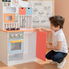 Little Chef Florence Classic Play Kitchen, Coral Red/Twilight - Play Kitchens - 2 - thumbnail