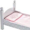Polka Dots Princess 18" Doll Double Bunk Bed, Grey - Doll Accessories - 4 - thumbnail