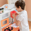 Little Chef Florence Classic Play Kitchen, Coral Red/Twilight - Play Kitchens - 4 - thumbnail
