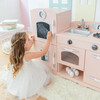 Little Chef Fairfield Retro Play Kitchen, Pink/White - Play Kitchens - 4