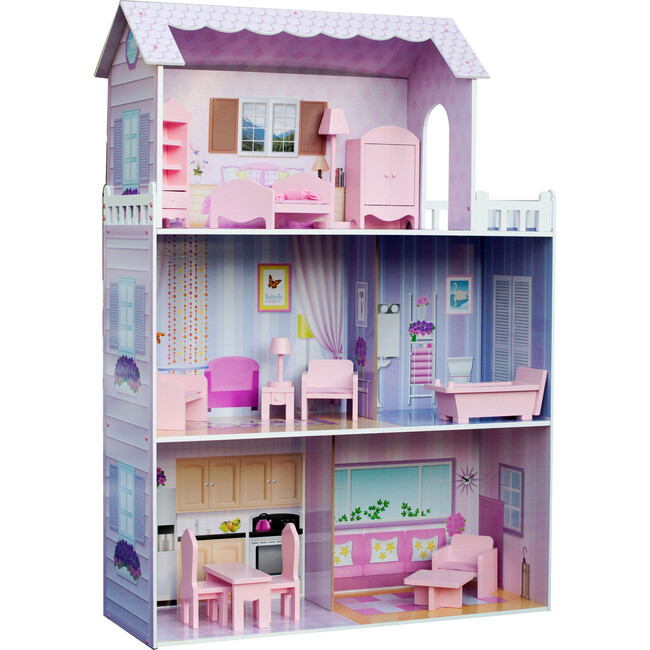 Dreamland Tiffany 12" Doll House, Pink
