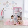 Wonderland Ariel 2-in-1 Kids Play Kitchen and Dollhouse, Pink/Grey - Dollhouses - 2 - thumbnail
