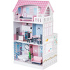 Wonderland Ariel 2-in-1 Kids Play Kitchen and Dollhouse, Pink/Grey - Dollhouses - 3