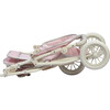Polka Dots Princess Baby Doll Twin Jogging Stroller, Pink & Grey - Doll Accessories - 4