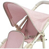 Polka Dots Princess Baby Doll Twin Jogging Stroller, Pink & Grey - Doll Accessories - 6