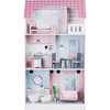 Wonderland Ariel 2-in-1 Kids Play Kitchen and Dollhouse, Pink/Grey - Dollhouses - 5 - thumbnail