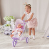 Baby Doll Jogging Stroller, Purple/Stars - Doll Accessories - 2 - thumbnail