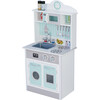 Little Chef Madrid Classic Play Kitchen, Mint/Grey - Play Kitchens - 1 - thumbnail