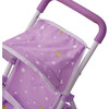 Baby Doll Jogging Stroller, Purple/Stars - Doll Accessories - 5 - thumbnail