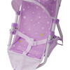 Baby Doll Jogging Stroller, Purple/Stars - Doll Accessories - 6