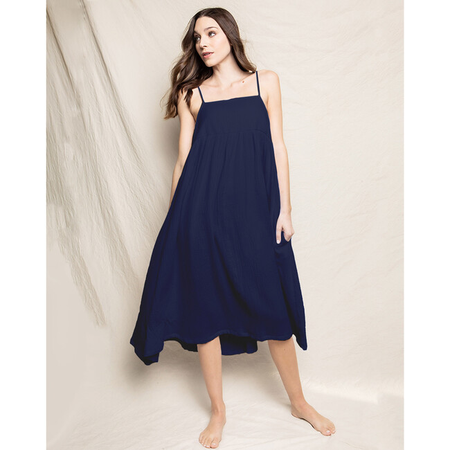 Navy Gauze Serene Night Dress - Pajamas - 2