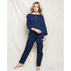 Navy Gauze Drawstring Pants - Pajamas - 2