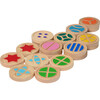 Wooden Tactile Discs - Games - 1 - thumbnail