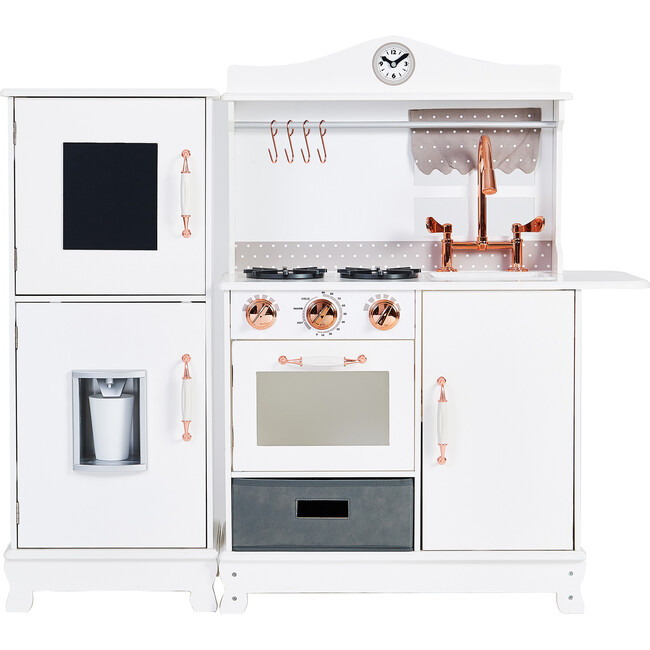 Little Chef Marseille Retro Play Kitchen, White - Play Kitchens - 4