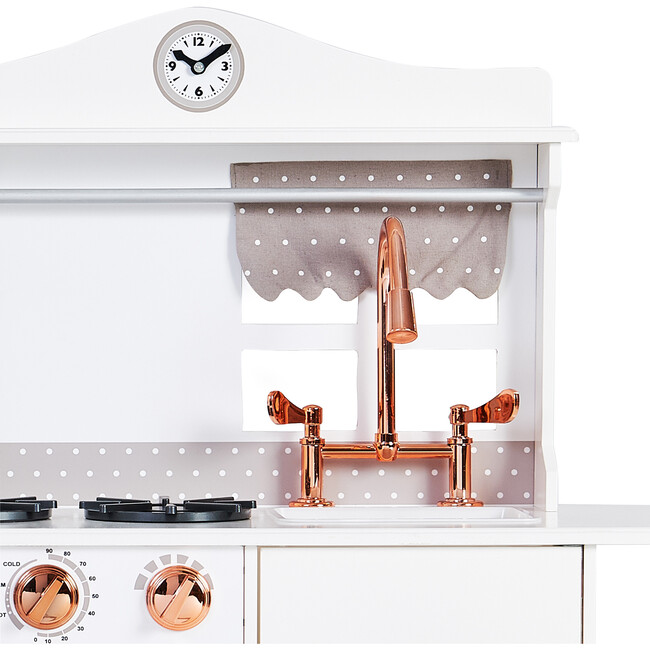 Little Chef Marseille Retro Play Kitchen, White - Play Kitchens - 5