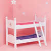 Little Princess 18" Doll Double Bunk Bed, White - Doll Accessories - 2 - thumbnail