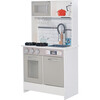 Little Chef Valencia Classic Play Kitchen, Grey - Play Kitchens - 1 - thumbnail