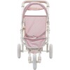 Polka Dots Princess Baby Doll Jogging Stroller, Pink & Grey - Doll Accessories - 3 - thumbnail