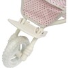 Polka Dots Princess Baby Doll Jogging Stroller, Pink & Grey - Doll Accessories - 5 - thumbnail