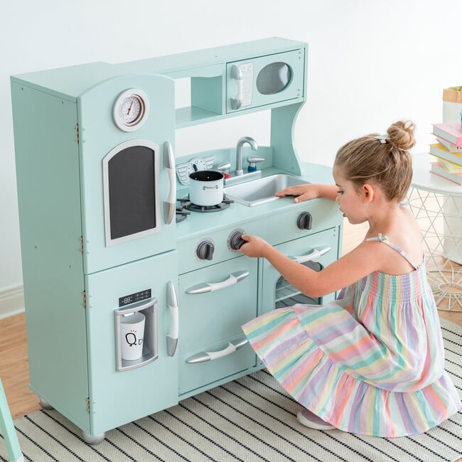 Little Chef Westchester Retro Play Kitchen, Mint - Play Kitchens - 2