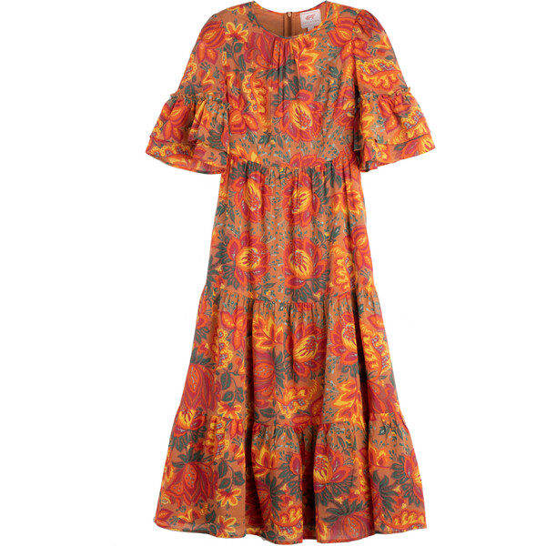 Women's Faith Dress, Meadow Sweet Caramel - Banjanan Dresses | Maisonette