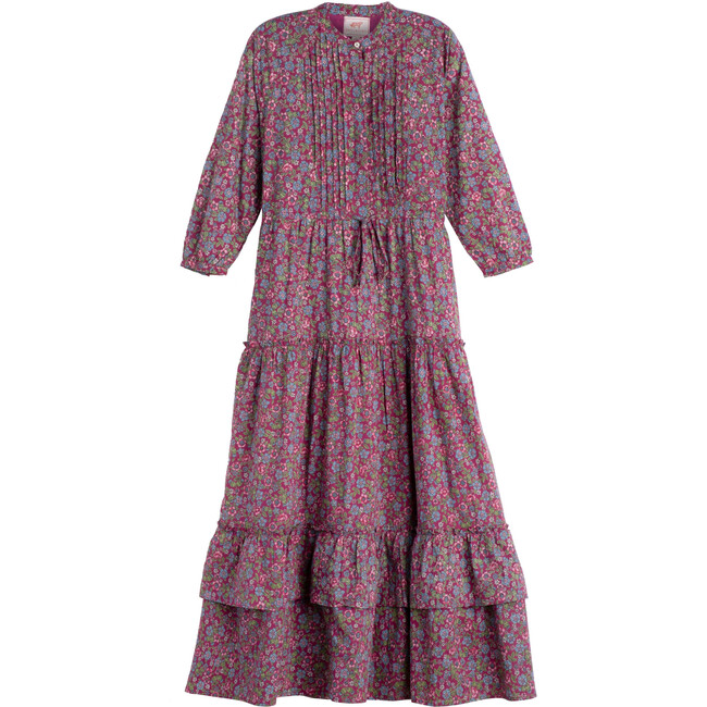Women's Bazaar Dress, Hedgehog Boysenberry - Dresses - 1