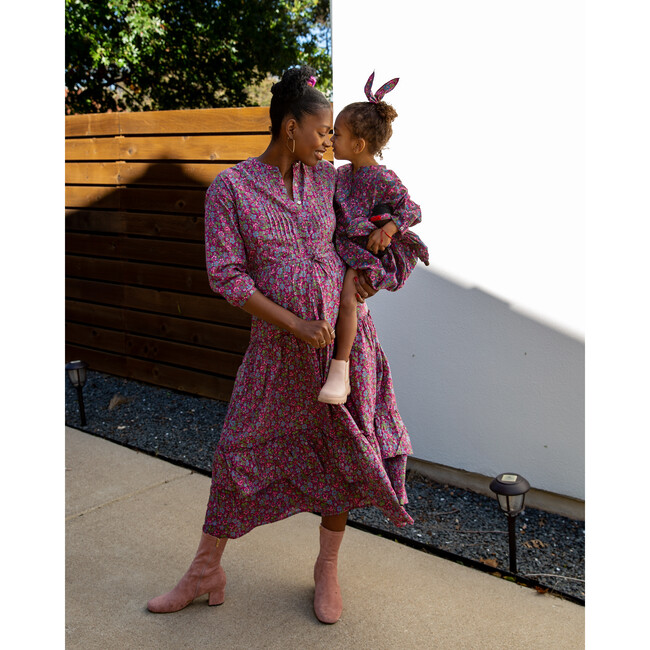 *Exclusive* Chota Bazaar Dress, Hedgehog Boysenberry - Dresses - 4