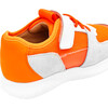 Running Style Sneakers, White & Orange - Sneakers - 3