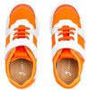 Running Style Sneakers, White & Orange - Sneakers - 4