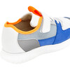 Running Style Sneakers, White & Blue - Sneakers - 3