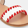 Sandals, White & Red - Sandals - 6