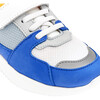 Running Style Sneakers, White & Blue - Sneakers - 6