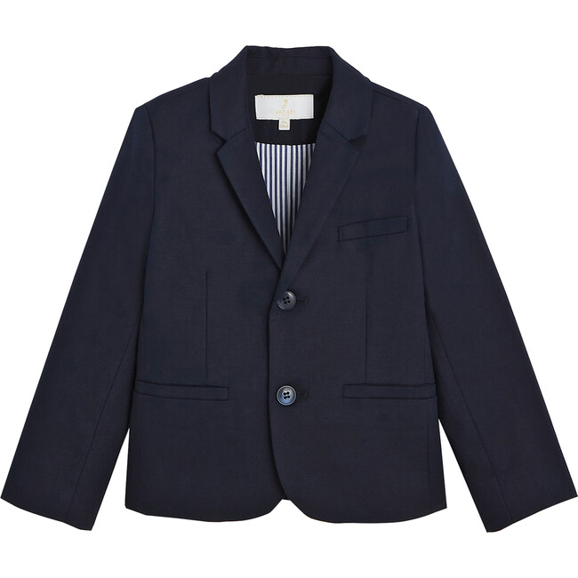 Formal Blazer, Navy Blue - Blazers - 1