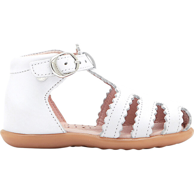 Baby Pre-Walker Sandals, White - Sandals - 2