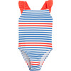One-Piece Swimsuit, Multicolored - One Pieces - 1 - thumbnail