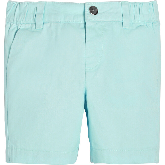 Toddler Slack Shorts, Light Green - Shorts - 1