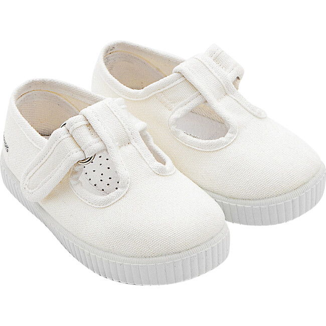 Canvas Sandals, White - Sandals - 2