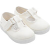 Canvas Sandals, White - Sandals - 2