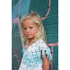 Serena Tassel Dress, White & Navy - Dresses - 5