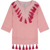 Campbell Tassel Tunic, Rose Pink - Dresses - 1 - thumbnail