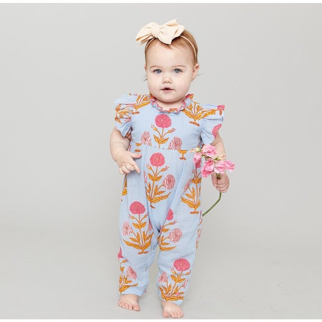 Jennifer Jumper, Blue Bell Oversized Dandelion - Jumpsuits - 2