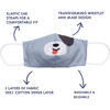 Kids Packable Wristlet Face Mask Buddies, 3 Pack - Face Masks - 4