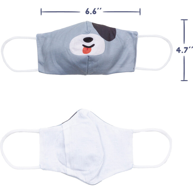 Kids Packable Wristlet Face Mask Buddies, 3 Pack - Face Masks - 5