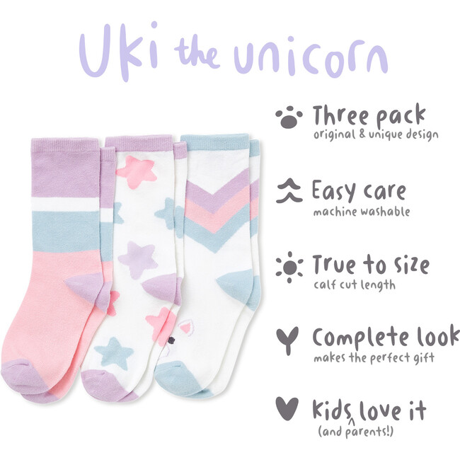 Uki the Unicorn Socks - Socks - 3
