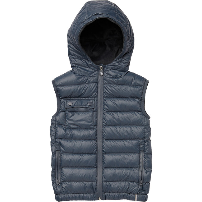 Pimm the Puppy Down Convertible Vest Jacket - Vests - 1