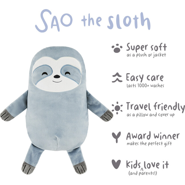 Sao the Sloth Convertible Zip-Up Jacket - Jackets - 5