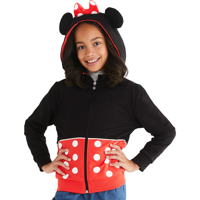 Disney Minnie Mouse Convertible Zip Up Hoodie Cubcoats Outerwear Maisonette