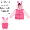 Disney Piglet Convertible Zip-Up Hoodie - Jackets - 4