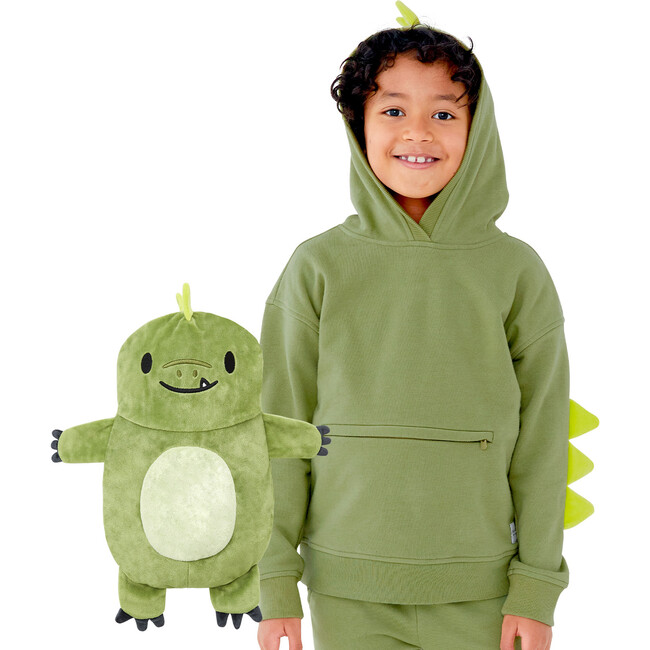 Dayo the Dinosaur Convertible Hoodie - Sweatshirts - 4