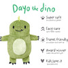Dayo the Dinosaur Convertible Hoodie - Sweatshirts - 6